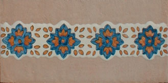fascia decorata in Gres Vietrese